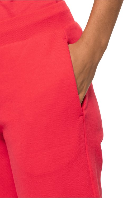 Best Brand Jack Wolfskin Tulip Red Essential Sweat Pants W