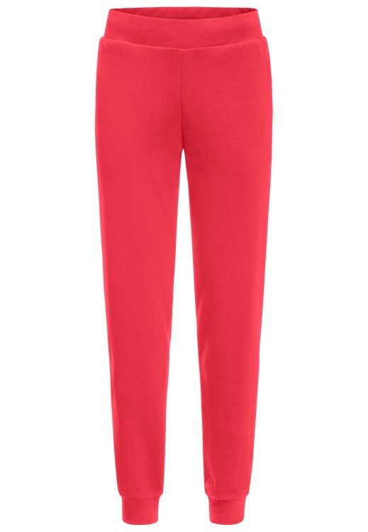 Best Brand Jack Wolfskin Tulip Red Essential Sweat Pants W