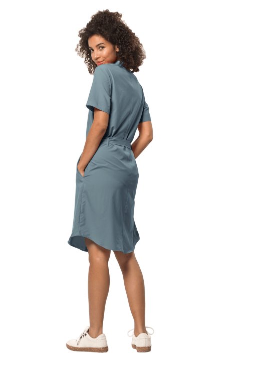 Collection Brand Jack Wolfskin Holiday Midi Dress Teal Grey