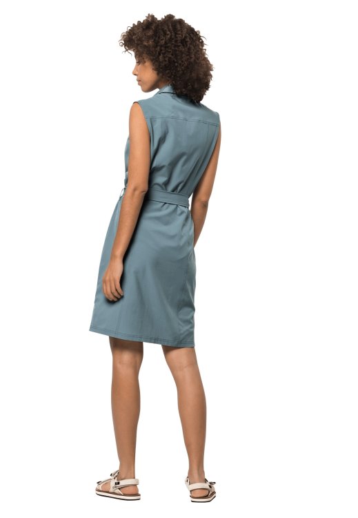Sonora Dress Hot Brand Jack Wolfskin Teal Grey