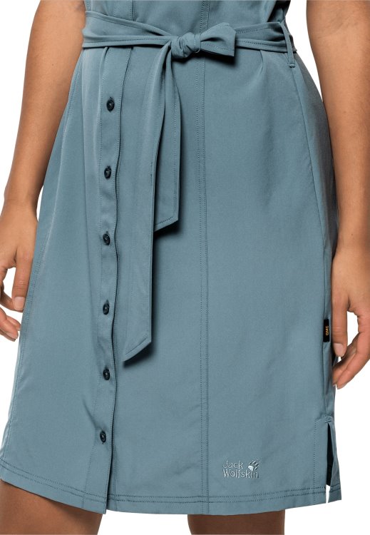 Sonora Dress Hot Brand Jack Wolfskin Teal Grey