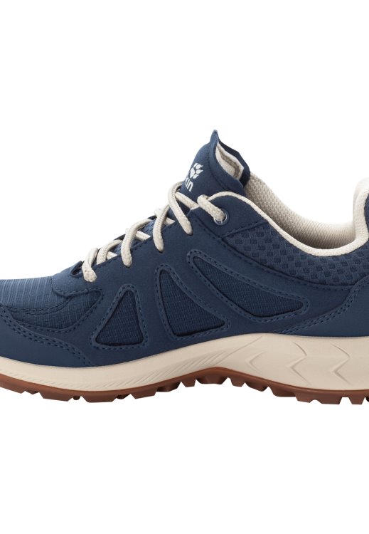 Dark Blue-Beige Original Brand Jack Wolfskin Woodland 2 Texapore Low W
