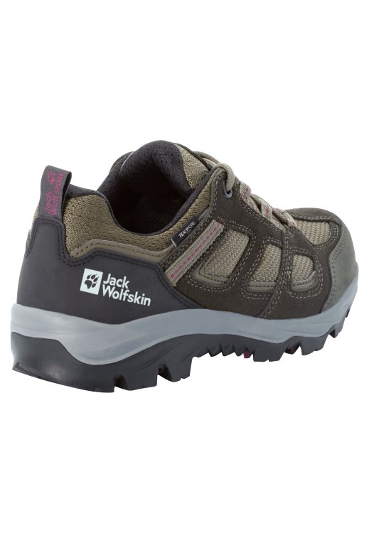 Origin Brand Jack Wolfskin Vojo 3 Texapore Low W Khaki-Burgundy