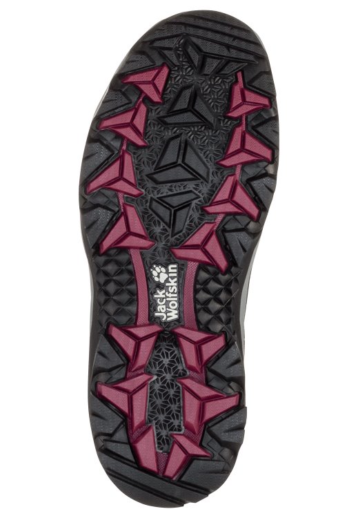 Origin Brand Jack Wolfskin Vojo 3 Texapore Low W Khaki-Burgundy
