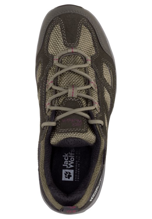 Origin Brand Jack Wolfskin Vojo 3 Texapore Low W Khaki-Burgundy