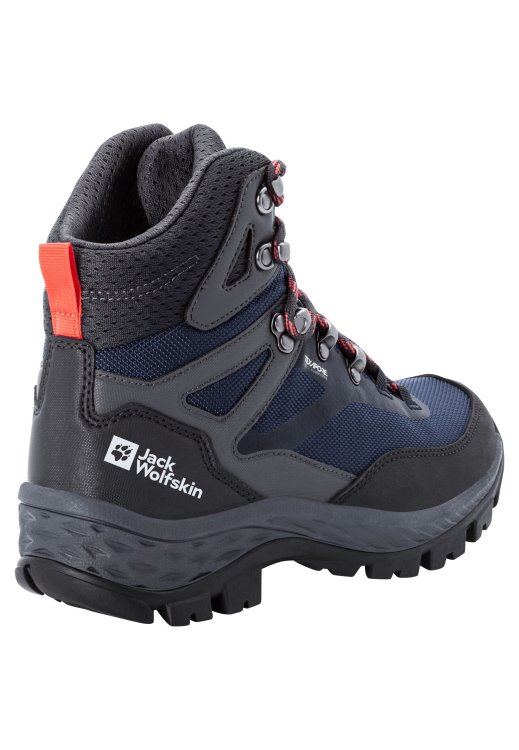 Rebellion Guide Texapore Mid W Blue-Coral Brand Jack Wolfskin Hot