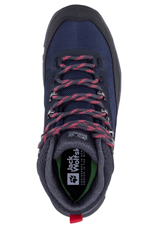 Rebellion Guide Texapore Mid W Blue-Coral Brand Jack Wolfskin Hot