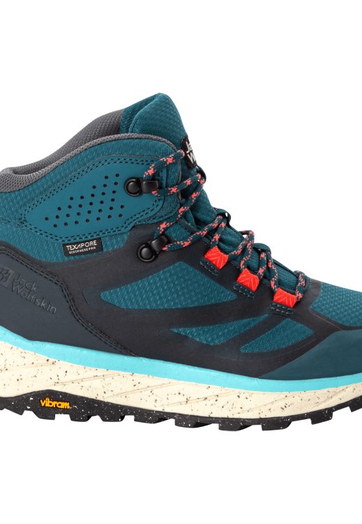 Blue-Coral New Terraventure Texapore Mid W Brand Jack Wolfskin