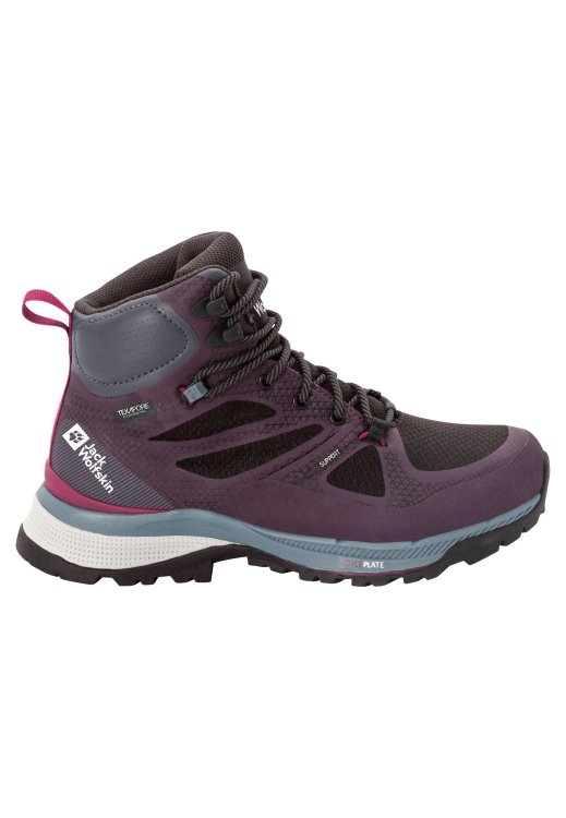 Brands Purple-Grey Brand Jack Wolfskin Force Striker Texapore Mid W