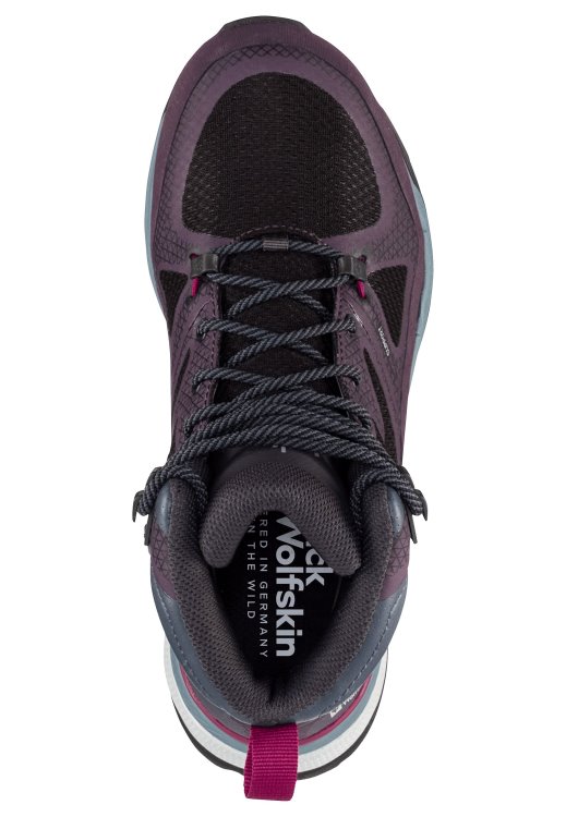 Brands Purple-Grey Brand Jack Wolfskin Force Striker Texapore Mid W