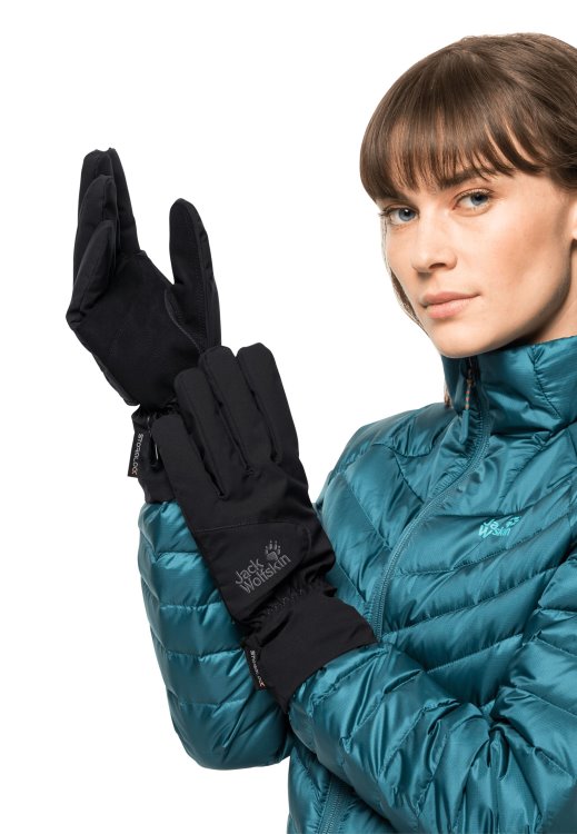 Black Collections Stormlock Highloft Glove Brand Jack Wolfskin