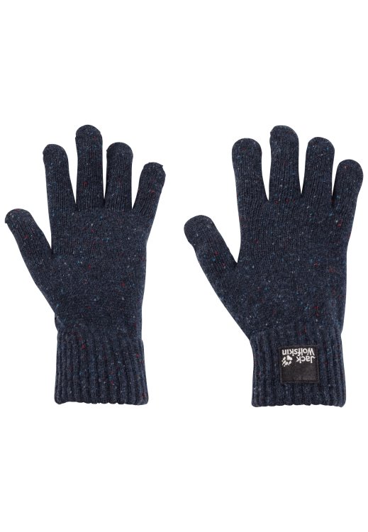 New Night Blue Nature Knit Glove Brand Jack Wolfskin
