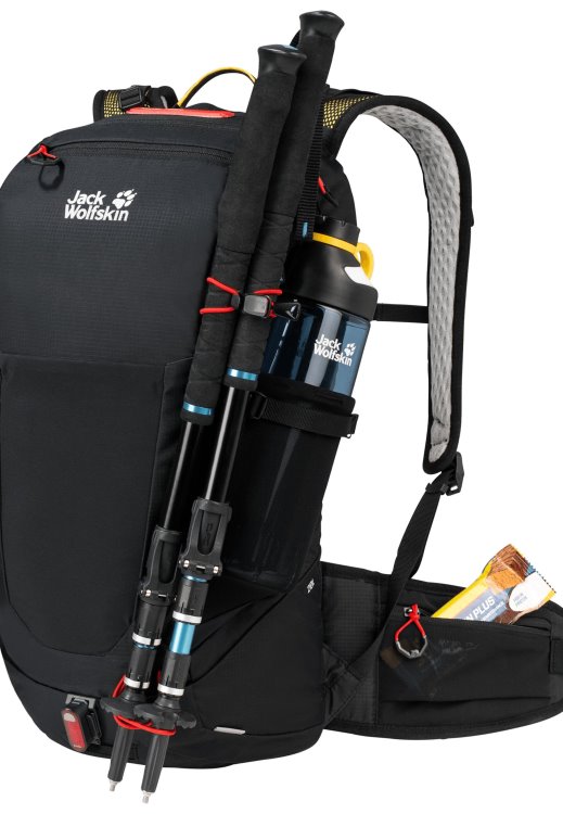 Brand Jack Wolfskin Collection Wolftrail 22 Recco Black