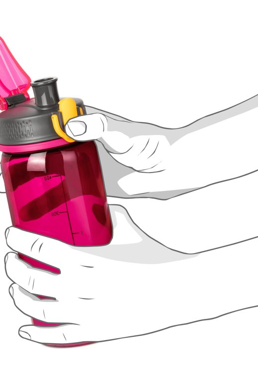 Brand Jack Wolfskin Kids Tritan Bottle 0,5 Pink Peony Brands