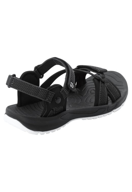 Lakewood Ride Sandal W Brands Brand Jack Wolfskin Black-Grey