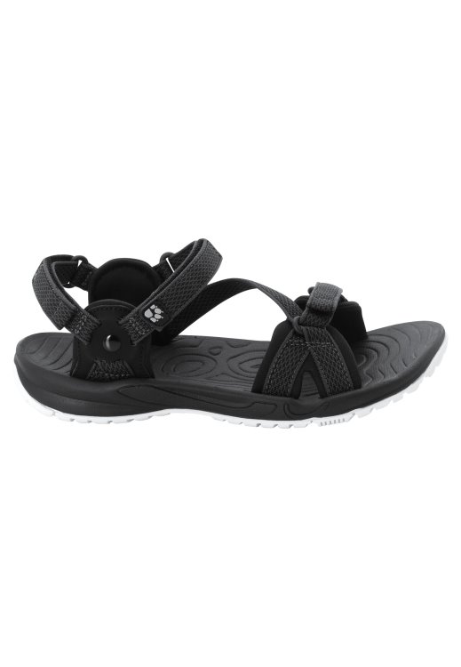 Lakewood Ride Sandal W Brands Brand Jack Wolfskin Black-Grey