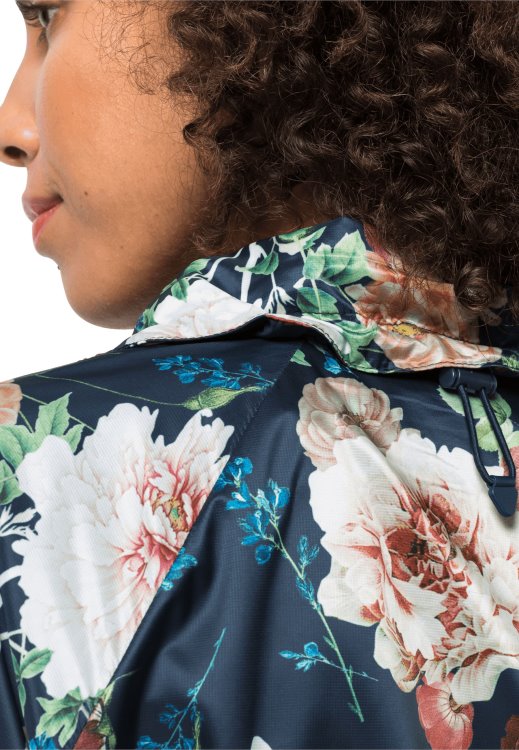 Flower Blouson W Night Blue All Over Original Brand Jack Wolfskin