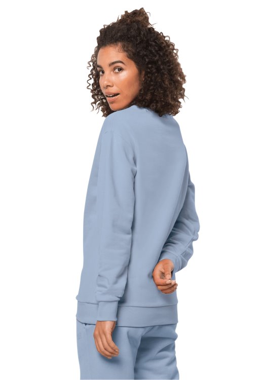 Brand Jack Wolfskin Blue Fog Essential Crewneck W Fashion