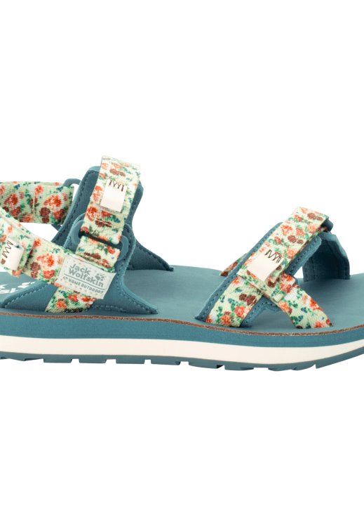Origins Cotton White Allover Brand Jack Wolfskin Outfresh Deluxe Sandal W