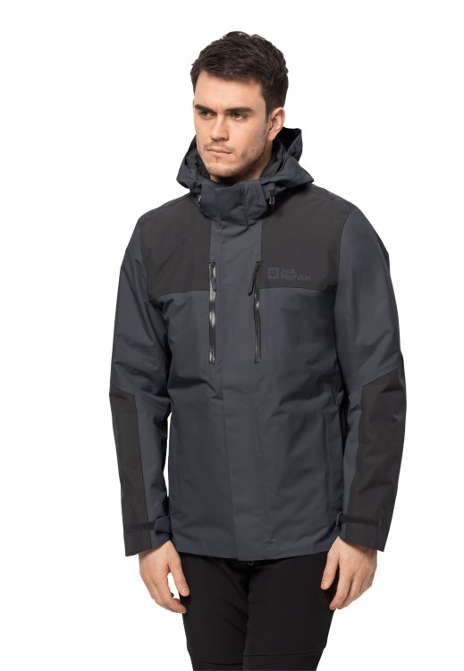 Brand Jack Wolfskin Origin Jasper 3in1 Jacket M Ebony