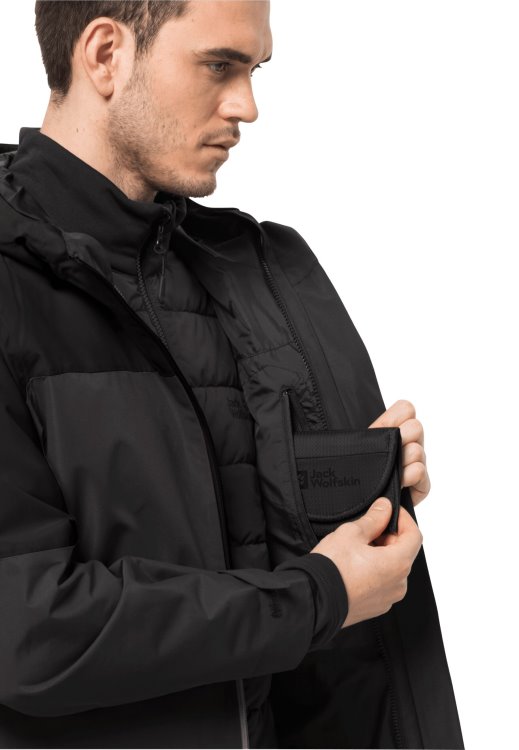 Brand Jack Wolfskin Glaabach 3in1 Jacket M Black Brand