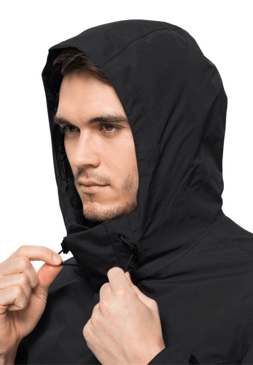 Black Altenberg 3in1 Jacket M Collection Brand Jack Wolfskin