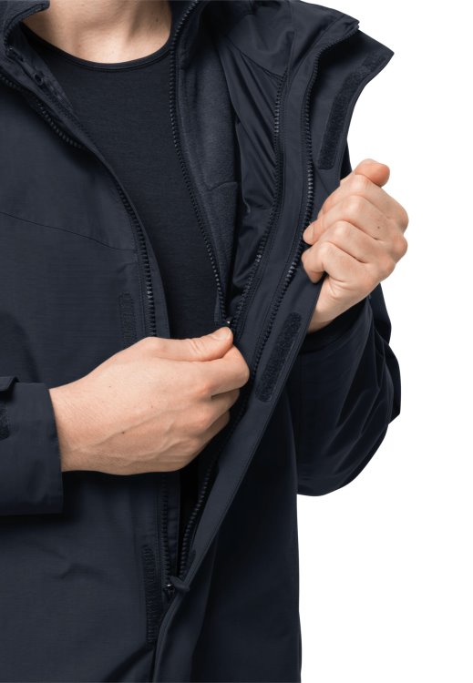 Brands Night Blue Brand Jack Wolfskin Altenberg 3in1 Jacket M