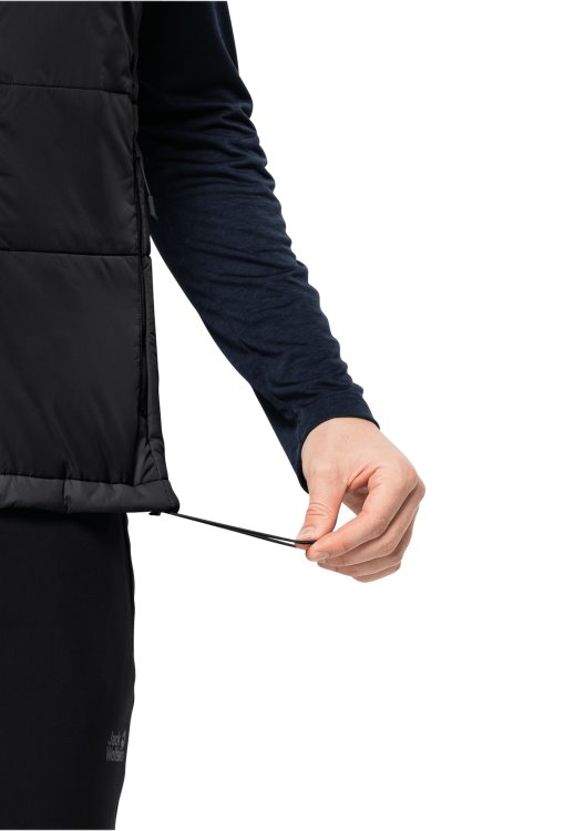 Bergland Ins Vest M Black Brand Jack Wolfskin New