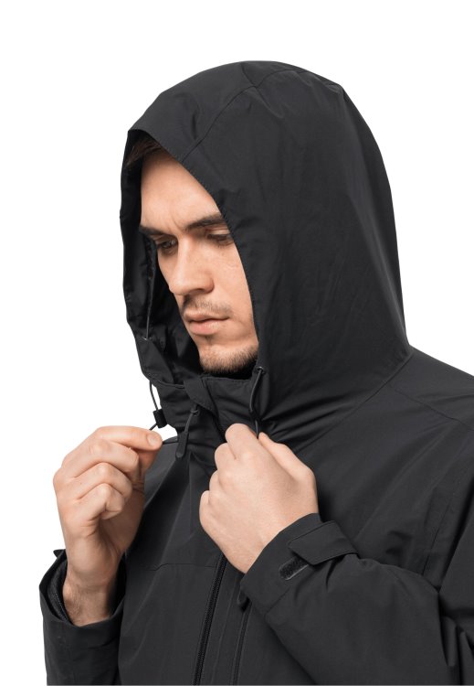 Black Brand Jack Wolfskin Best Feldberg 3in1 Jacket M