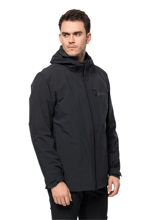 Black Brand Jack Wolfskin Best Feldberg 3in1 Jacket M