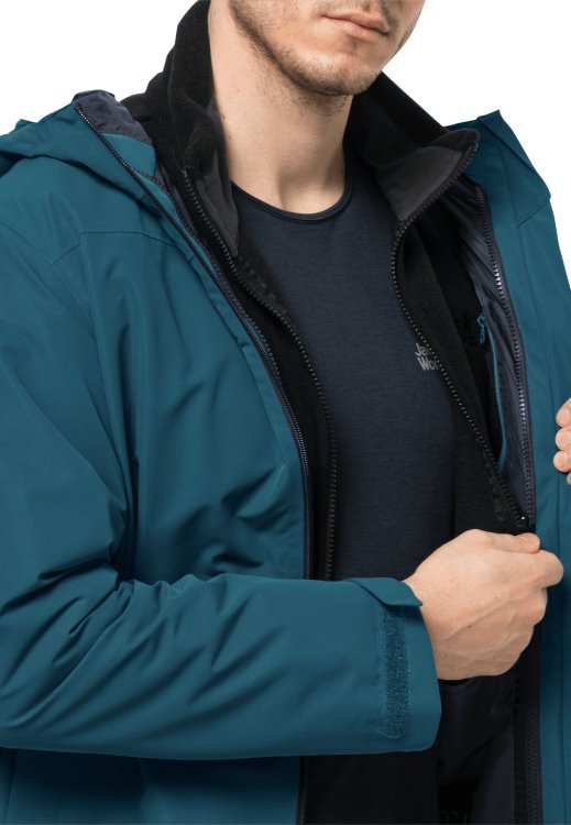 Blue Coral Brand Jack Wolfskin Besler 2l Jacket M New