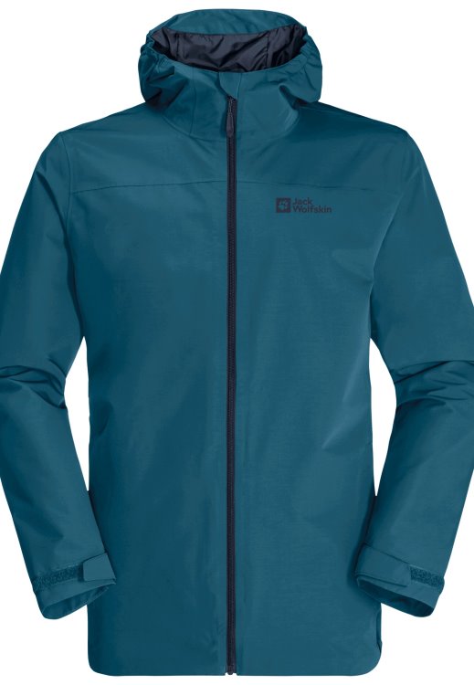 Blue Coral Brand Jack Wolfskin Besler 2l Jacket M New