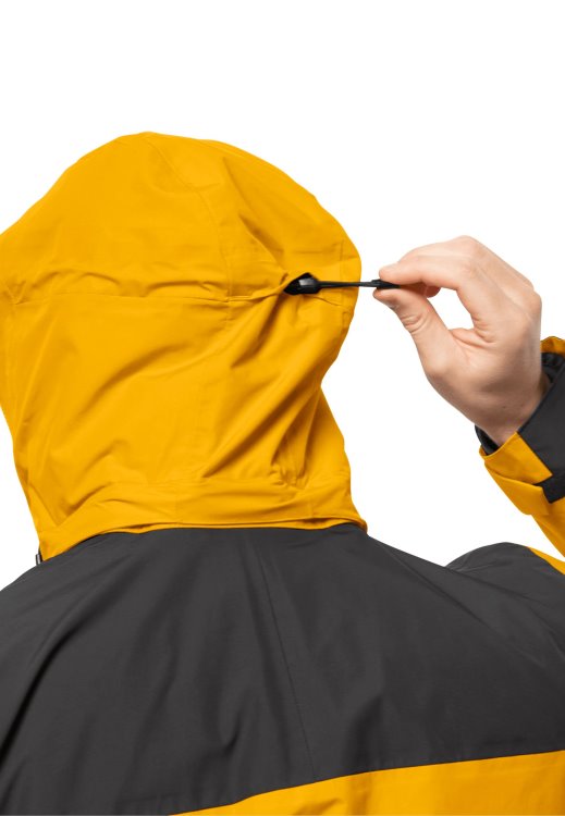 Burly Yellow Xt Collection Jasper 3in1 Jacket M Brand Jack Wolfskin