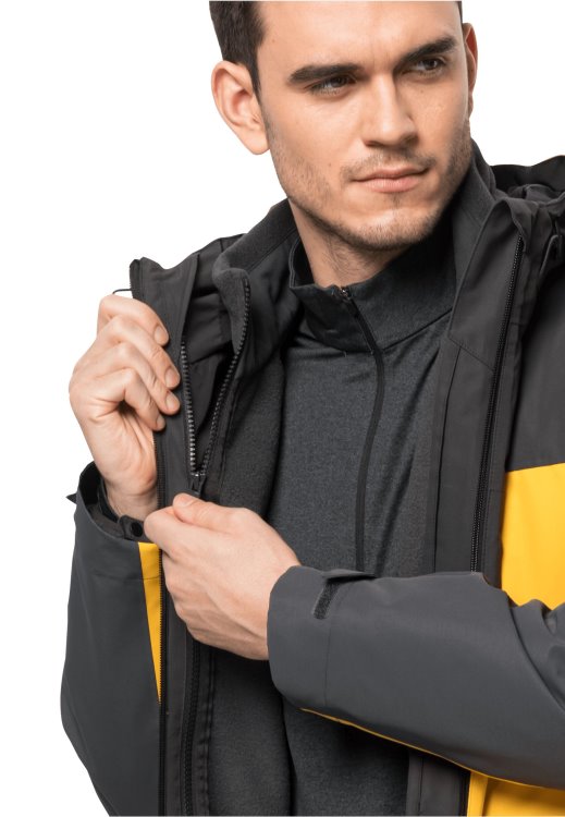 Dna Tundra 3in1 Jacket M Origins Burly Yellow Xt Brand Jack Wolfskin