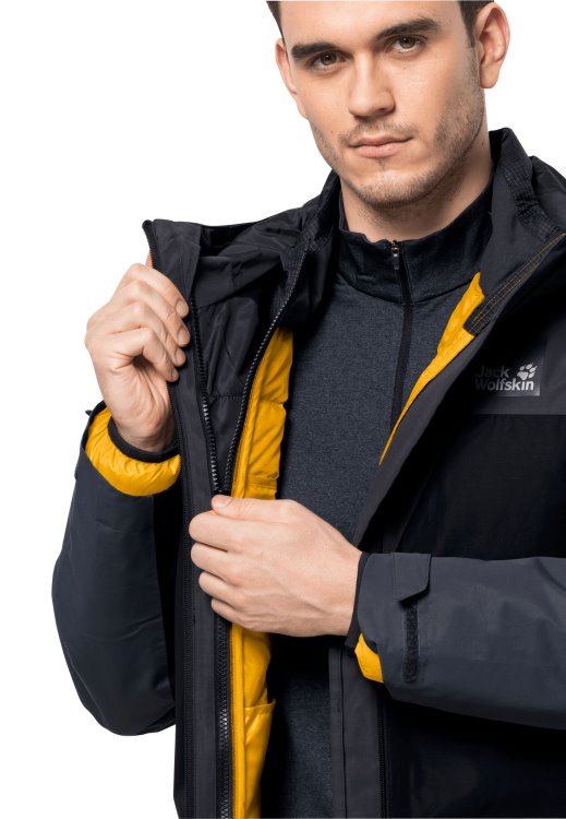 Brand Jack Wolfskin Original Dna Tundra Down Jacket M Burly Yellow Xt