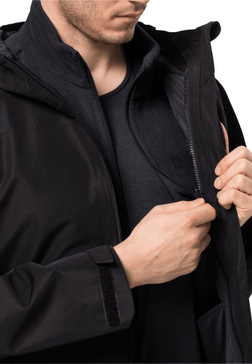 Black Brand Jack Wolfskin Waldsteig Fz Vest M Collection