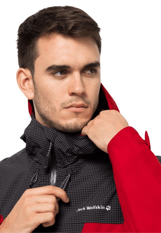 Original Dna Rhapsody Jacket M Adrenaline Red Brand Jack Wolfskin
