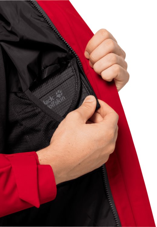 Original Dna Rhapsody Jacket M Adrenaline Red Brand Jack Wolfskin