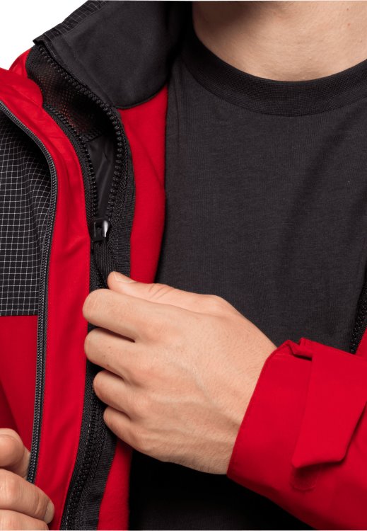Original Dna Rhapsody Jacket M Adrenaline Red Brand Jack Wolfskin