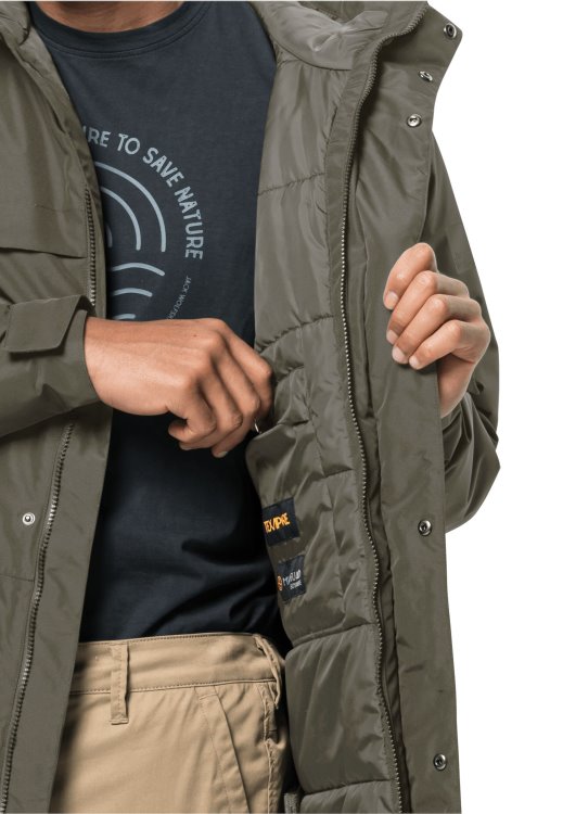 Brand Jack Wolfskin New Dusty Olive Winterlager Parka M