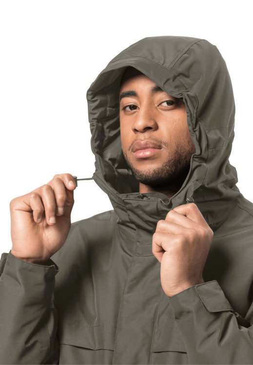 Brand Jack Wolfskin New Dusty Olive Winterlager Parka M