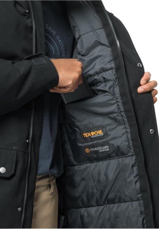 Black Brand Jack Wolfskin Berghang Parka M Origin