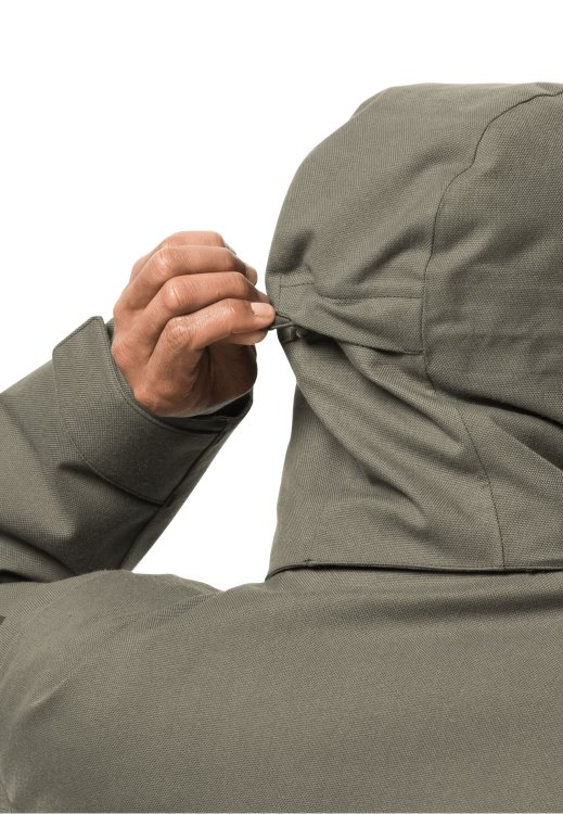 Fierce Wind Parka M Dusty Olive Brands Brand Jack Wolfskin