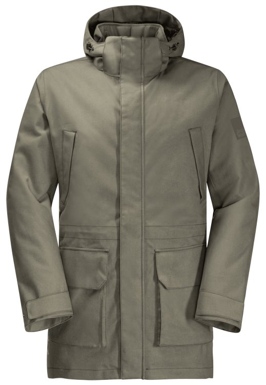 Fierce Wind Parka M Dusty Olive Brands Brand Jack Wolfskin