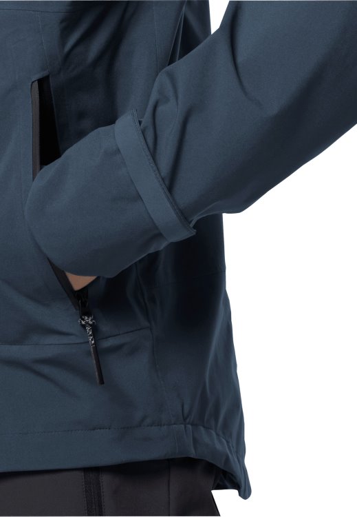 Bike Commute Mono Jacket M New Thunder Blue Brand Jack Wolfskin