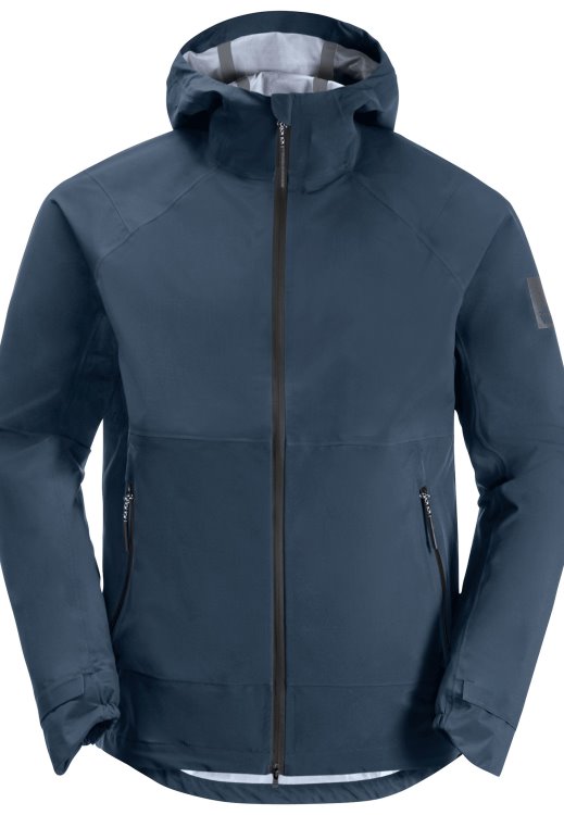 Bike Commute Mono Jacket M New Thunder Blue Brand Jack Wolfskin