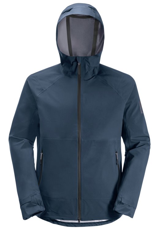 Bike Commute Mono Jacket M New Thunder Blue Brand Jack Wolfskin