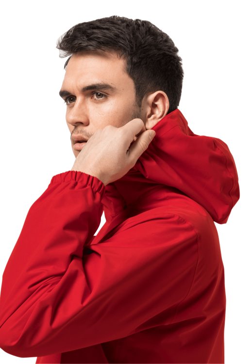 Brand Jack Wolfskin Stormy Point 2l Jacket M Adrenaline Red Origins