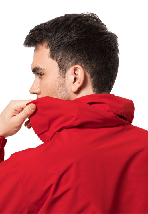 Brand Jack Wolfskin Stormy Point 2l Jacket M Adrenaline Red Origins
