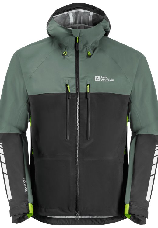 Origins Brand Jack Wolfskin Morobbia 3l Jacket M Hedge Green